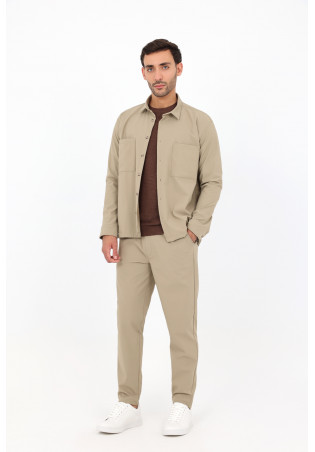 Pantalon en tissu stretch