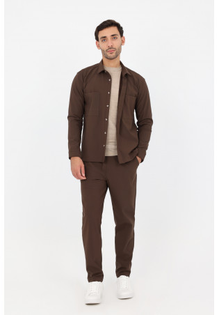 Pantalon en tissu stretch