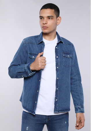 Chemise denim